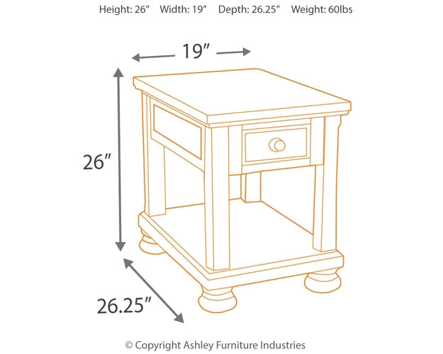 Porter Coffee Table with 1 End Table