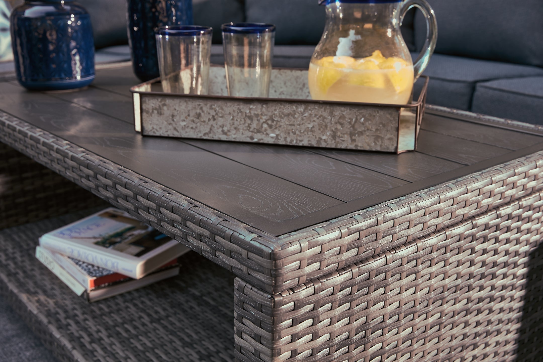 Salem Beach Outdoor Coffee Table with 2 End Tables