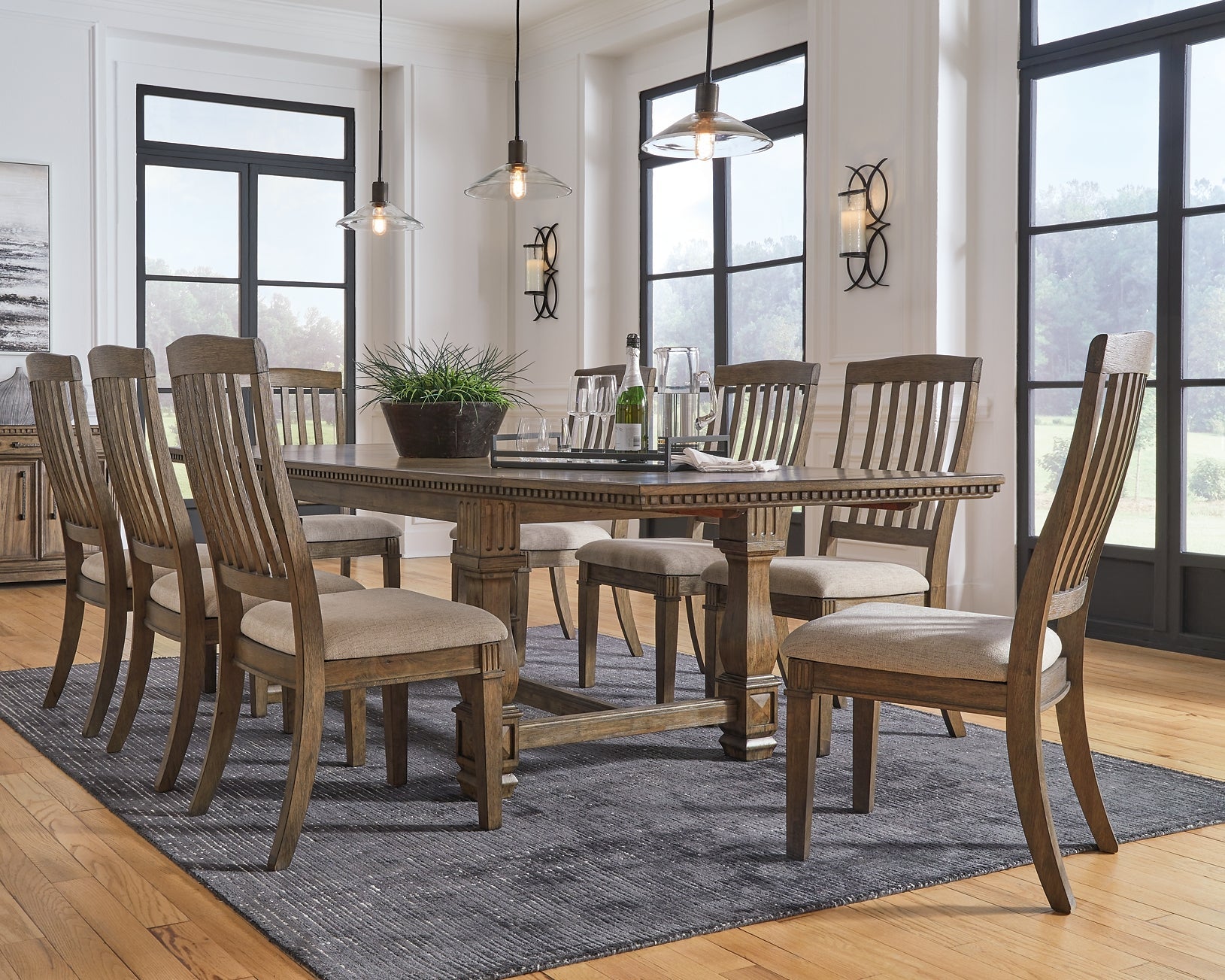 Markenburg Dining Table and 8 Chairs