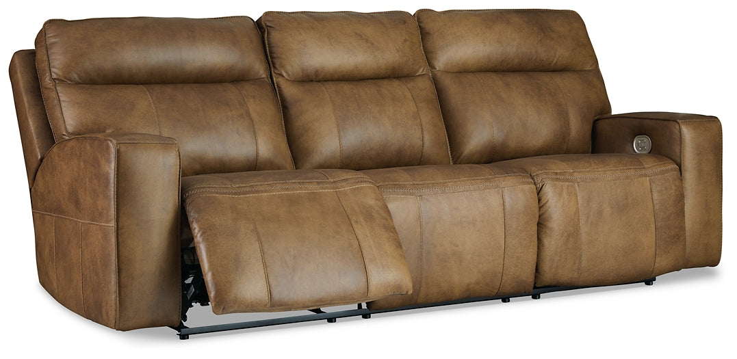 Game Plan PWR REC Sofa with ADJ Headrest