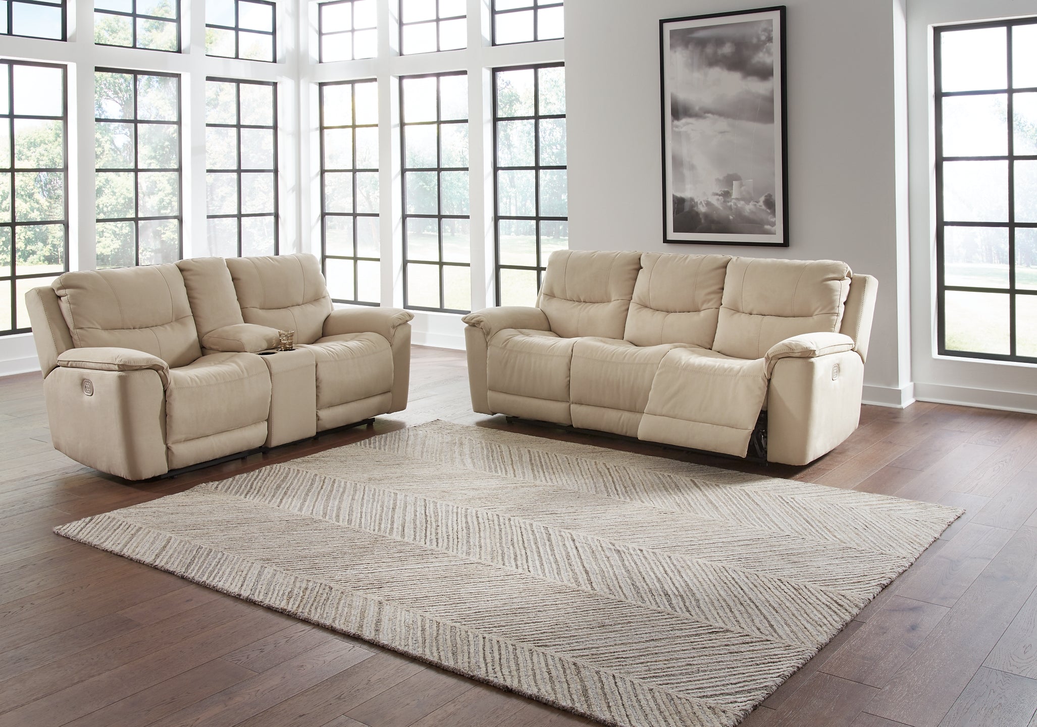 Next-Gen Gaucho Power Reclining Sofa and Loveseat