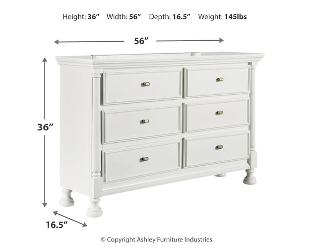 Kaslyn Queen Panel Bed with Dresser