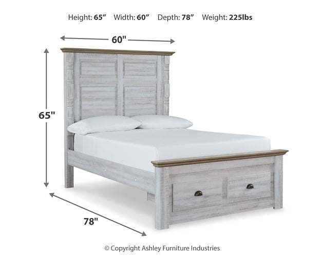 Haven Bay Full Panel Storage Bed with Dresser