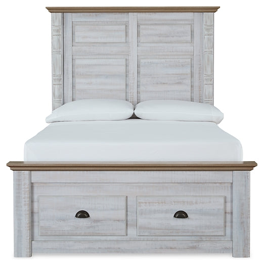 Haven Bay Full Panel Storage Bed with Dresser