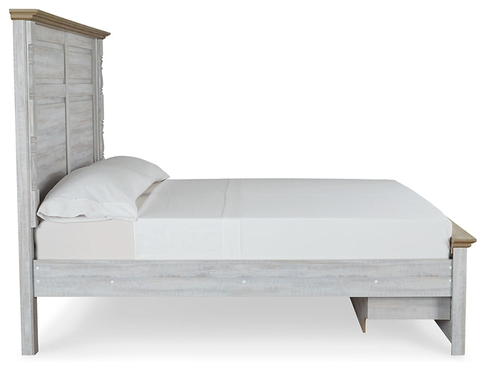 Haven Bay King Panel Storage Bed with Dresser