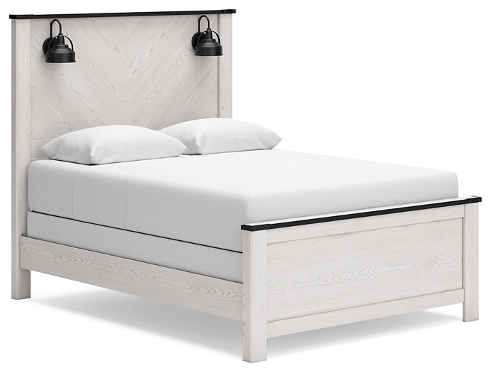 Schoenberg Queen Panel Bed with Dresser