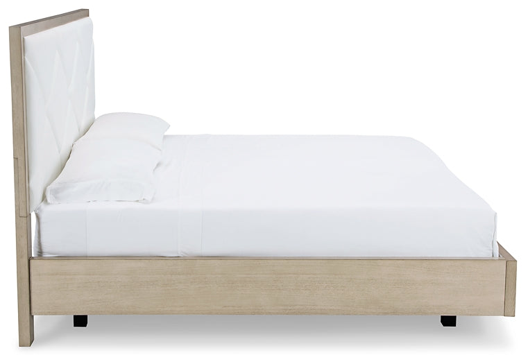 Wendora California King Upholstered Bed with Dresser